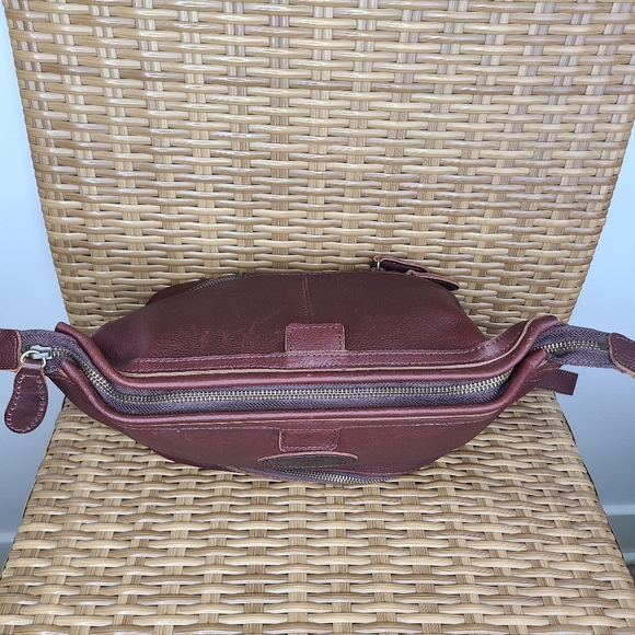 Bob Timberlake Toiletry Travel Shaving Kit Bag Brown Leather Vintage - Picture 10 of 16